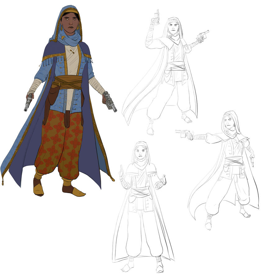 Sketch/Colored Sketch: $28